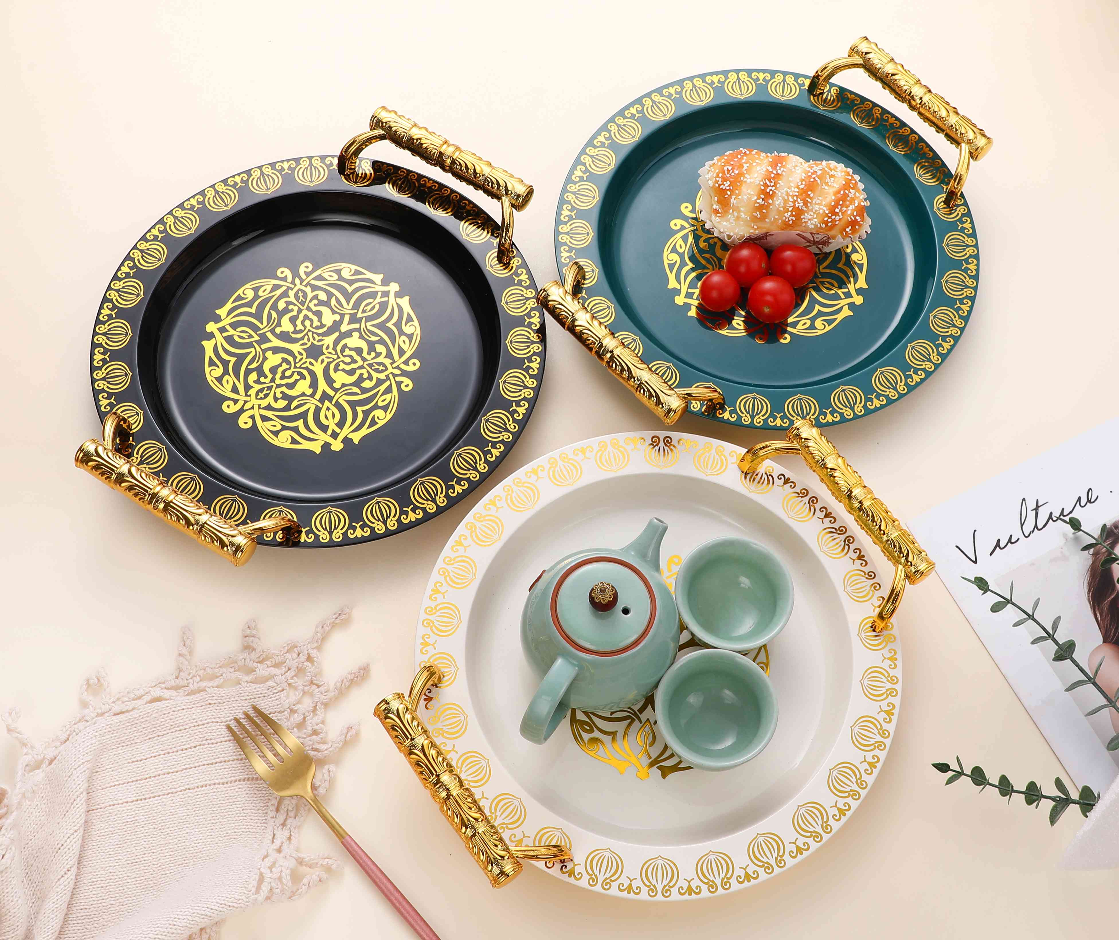 Round luxury tray Round luxury tray