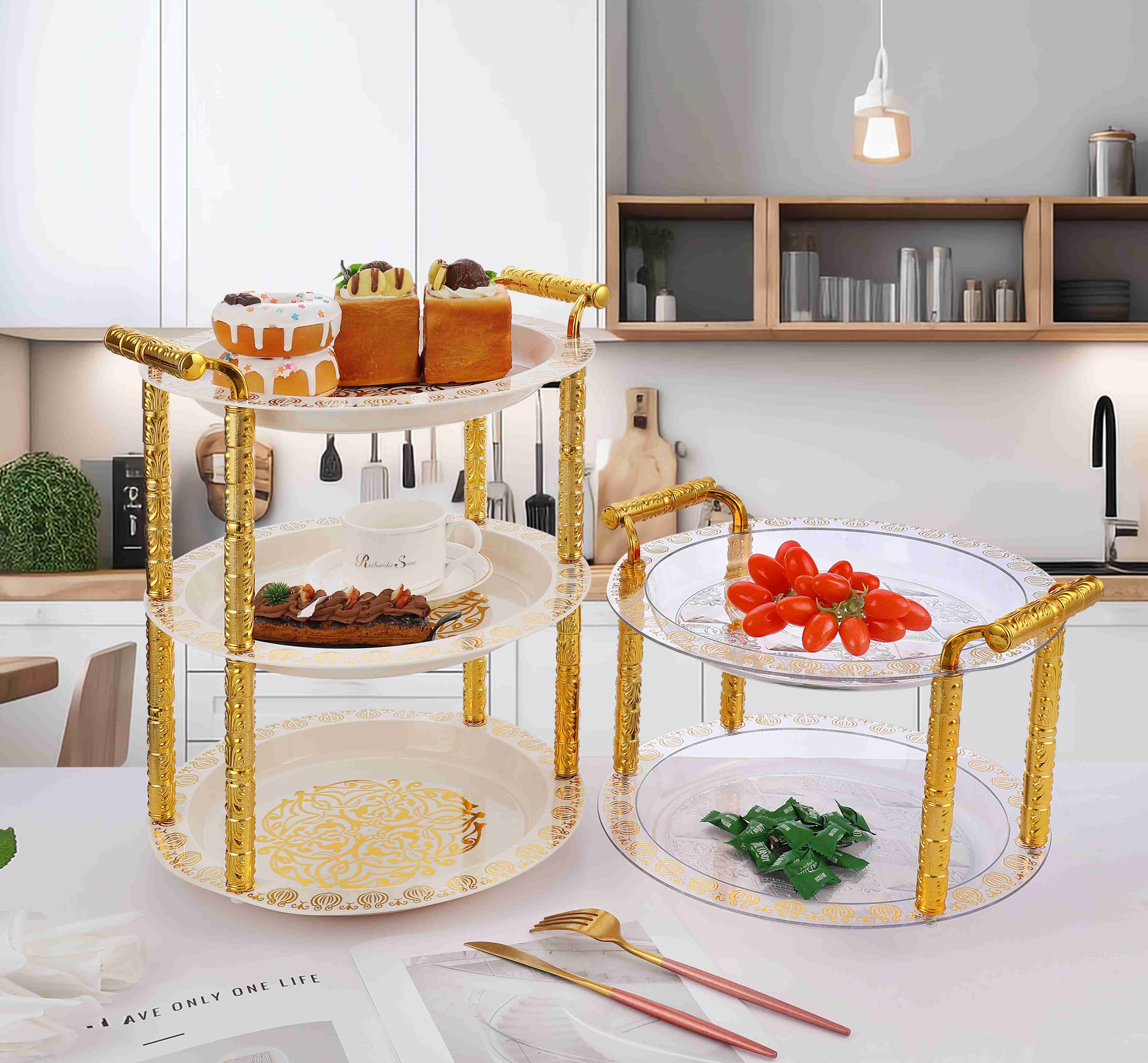 Circular luxury display shelves Circular luxury display shelves