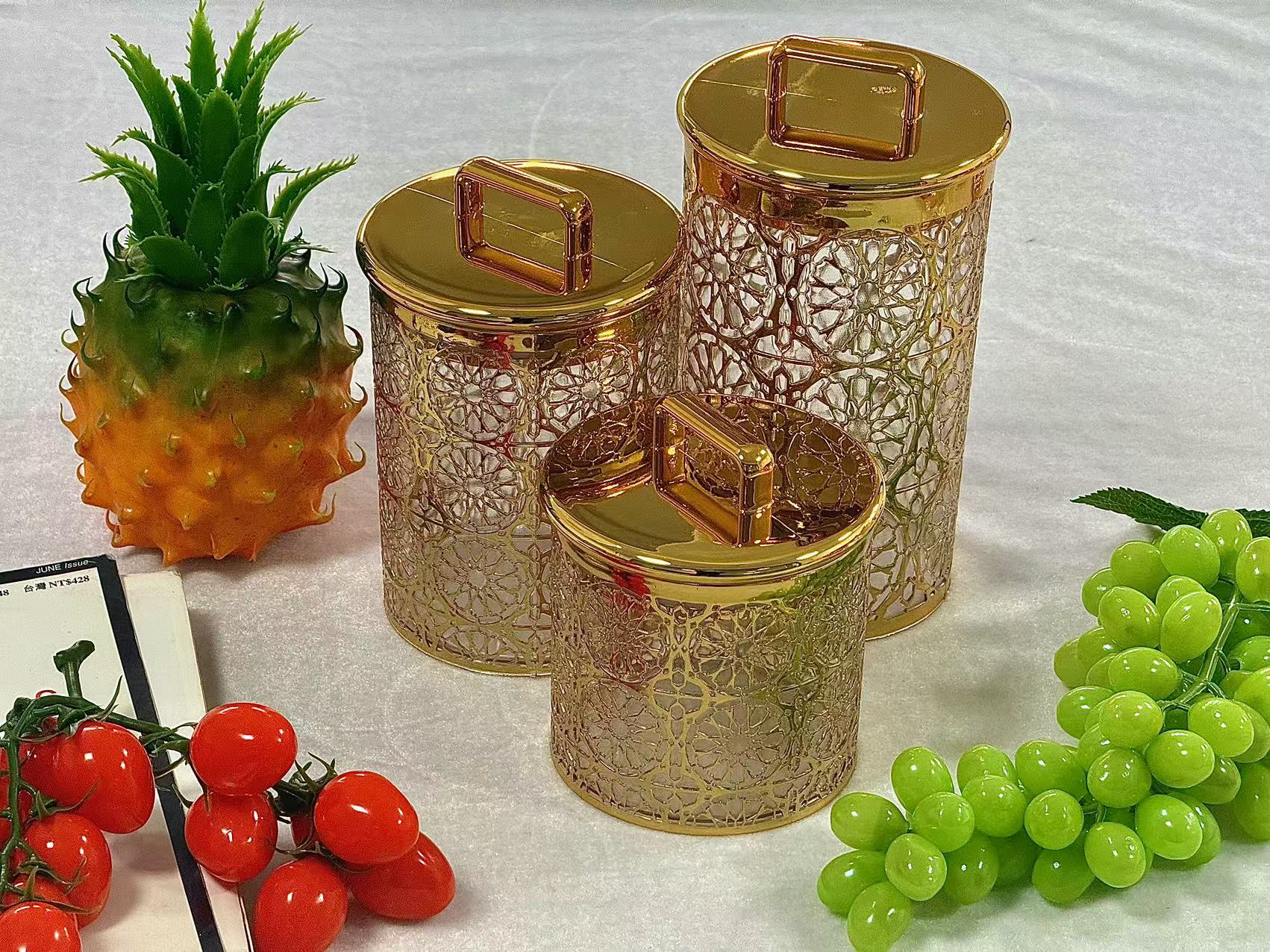 Orange petal sealed jar