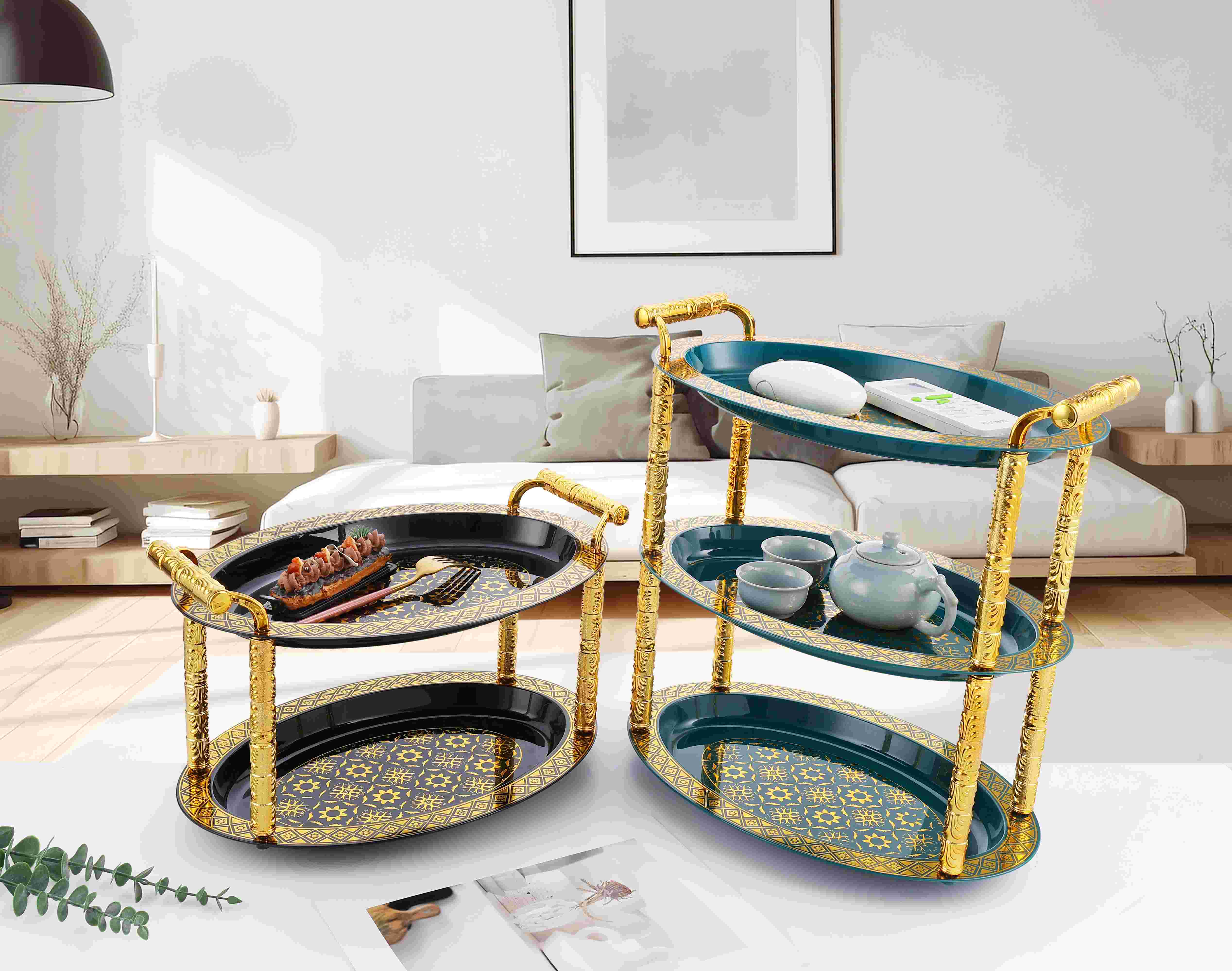 Oval luxury display shelves Oval luxury display shelves