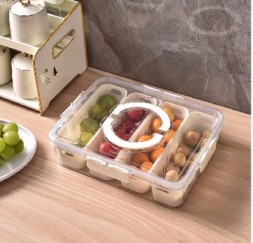 Low flat crisper box