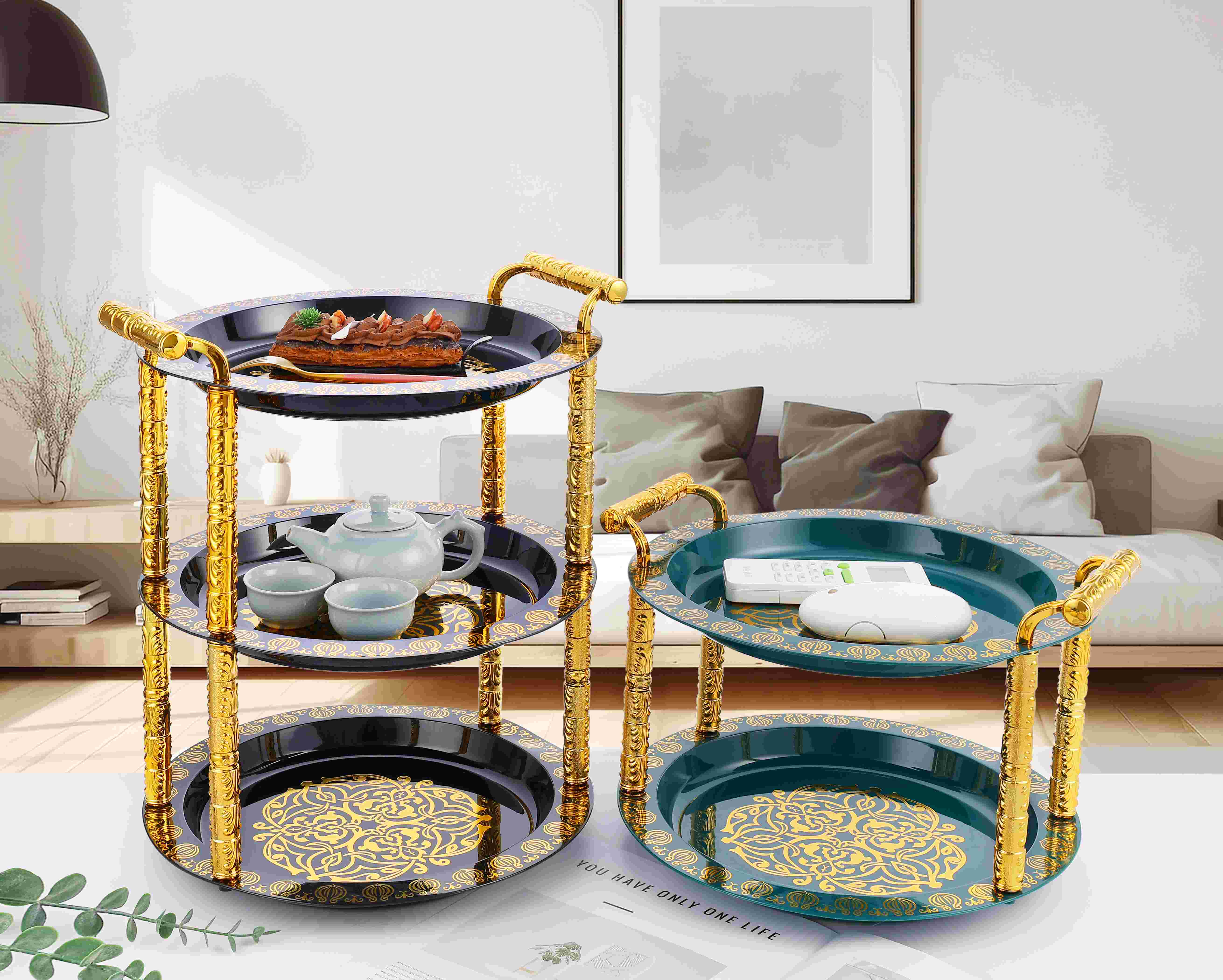 Circular luxury display shelves Circular luxury display shelves