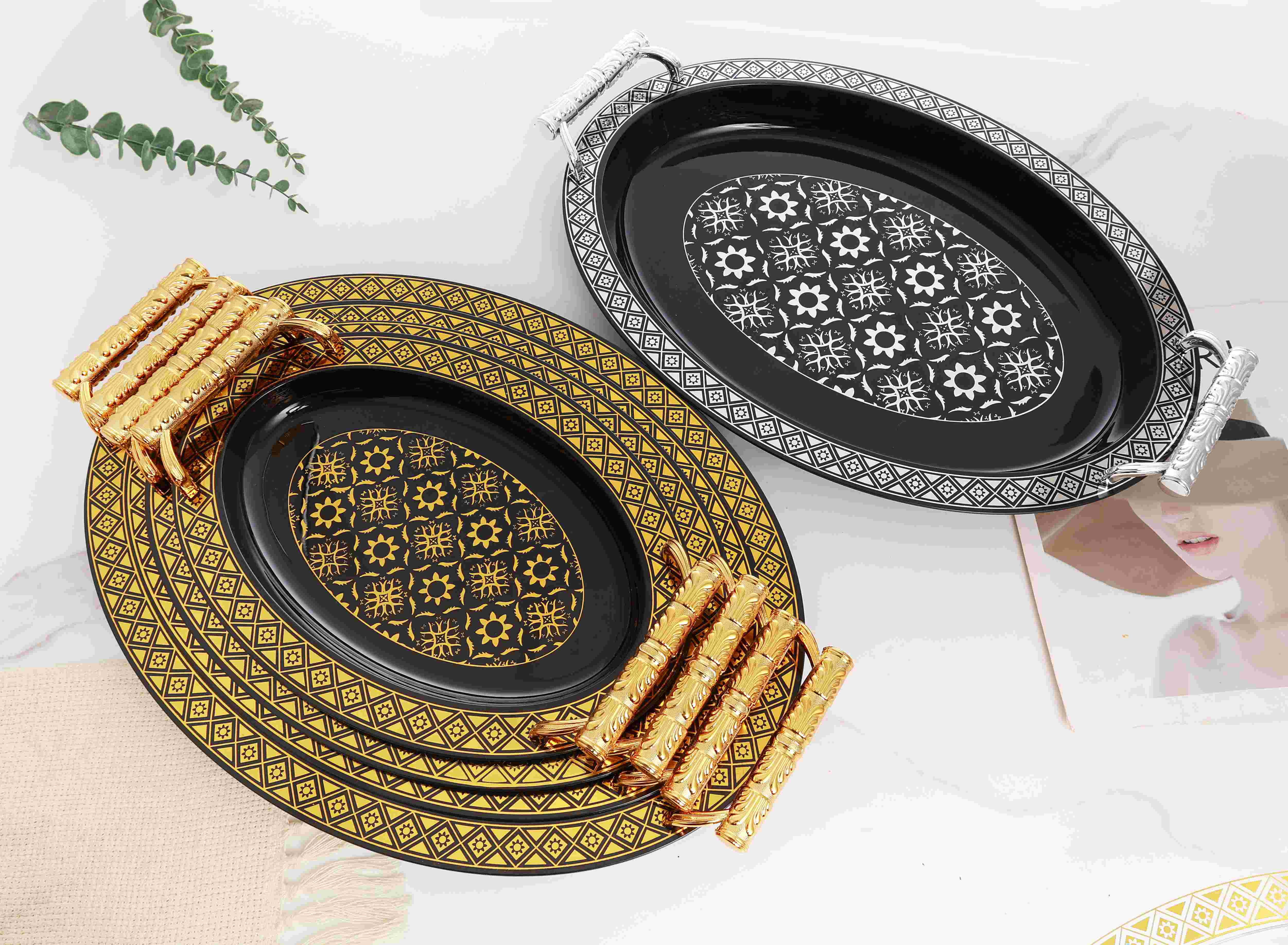 Oval luxury tray Oval luxury tray